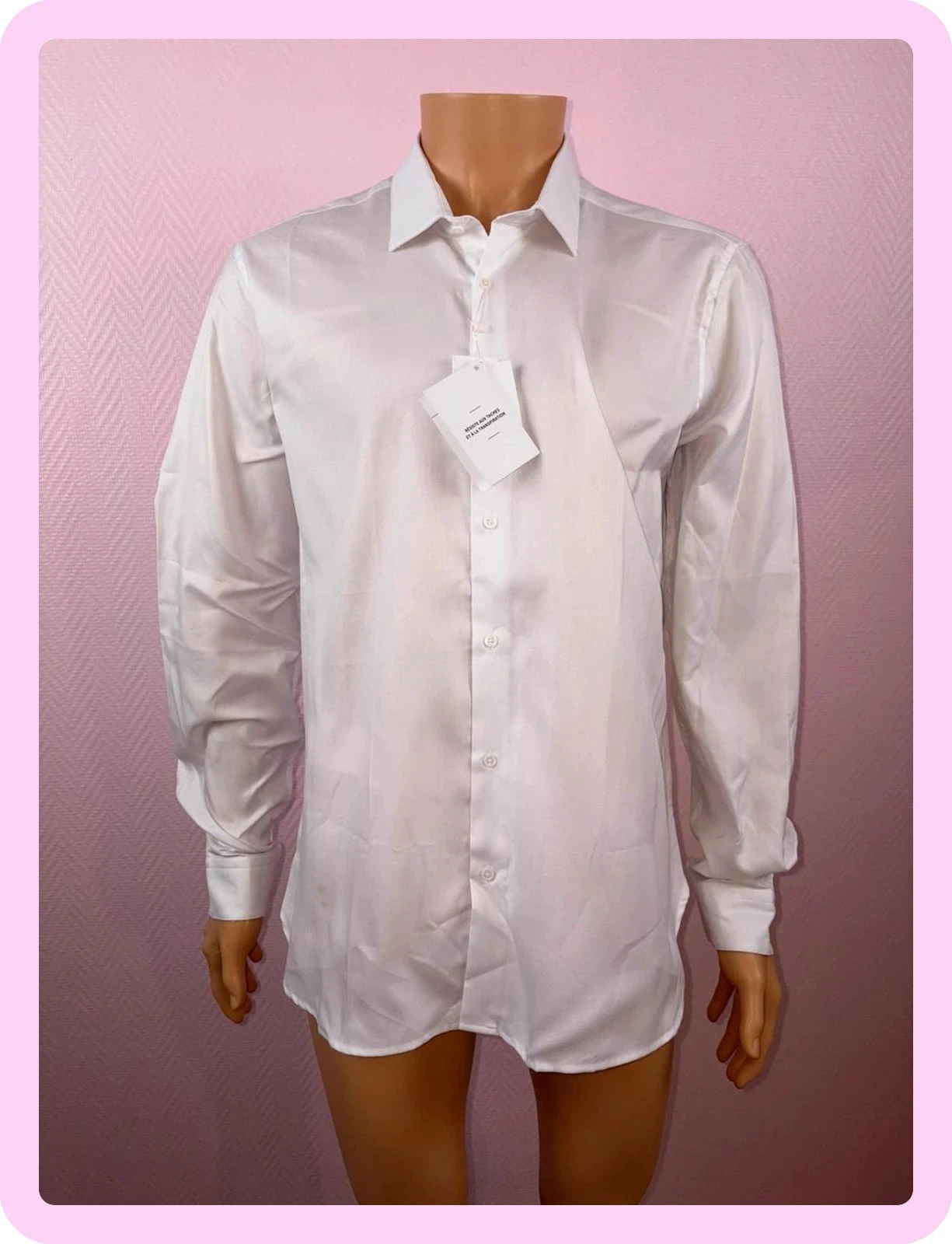 Chemise homme atelierprive jamais mis